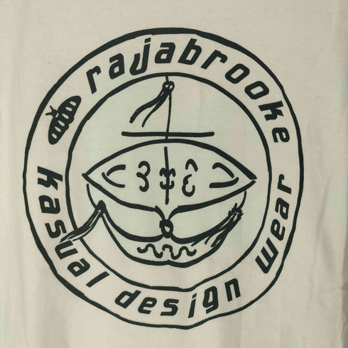 ラジャブルック rajabrooke 両面プリントクルーネックTシャツ メンズ