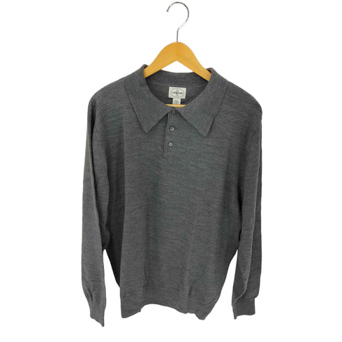 LINEA UOMO メリノアクリルニットポロ メンズ import:XXL