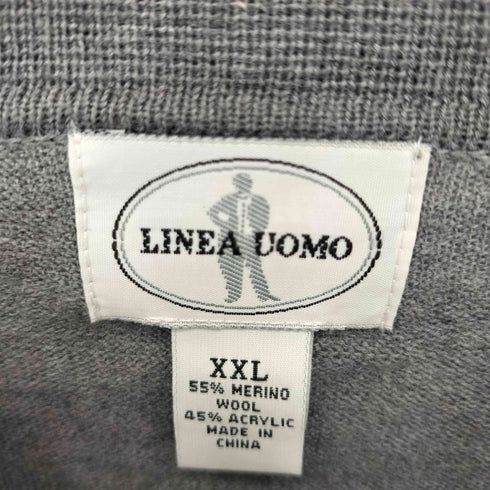 LINEA UOMO メリノアクリルニットポロ メンズ import:XXL