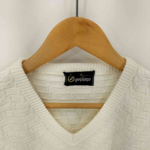 JOCKEY SPORTSWEAR 70S Vネックデザインニット メンズ import:XL