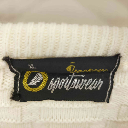 JOCKEY SPORTSWEAR 70S Vネックデザインニット メンズ import:XL