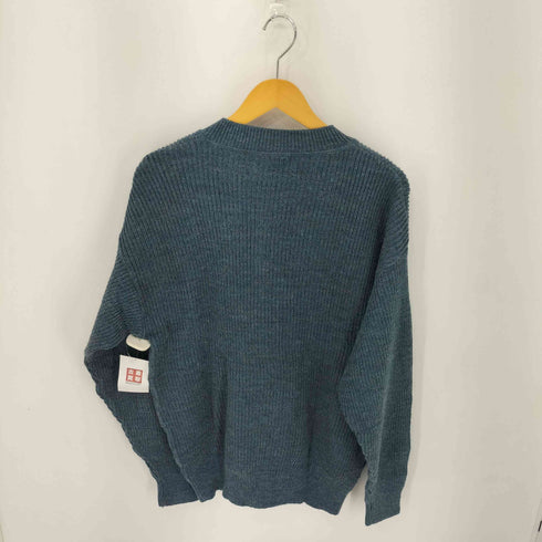レイクランド Lakeland CANADA メランジウールヘンリーネックニット メンズ L/G