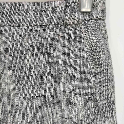 マックスマーラ MAX MARA イタリア製 白タグ シルク混 リネンコットン タイトスカート レディース USA:2