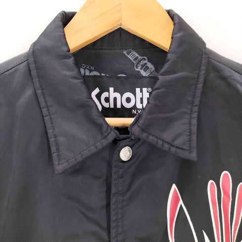 ショット Schott プリントコーチジャケット メンズ JPN:L