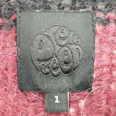 プリティーグリーン Pretty Green LS SCREAM ボーダー アルパカ混 クルーネックセーター メンズ 1