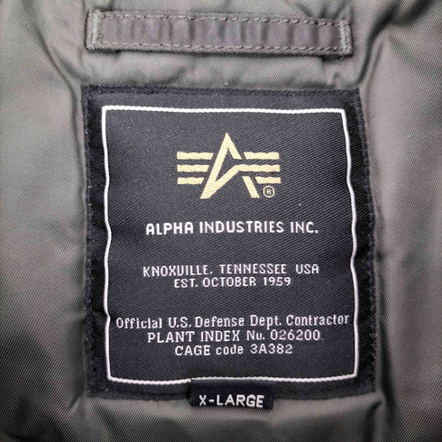アルファインダストリーズ ALPHA INDUSTRIES n-2b フライトジャケット メンズ JPN:XL