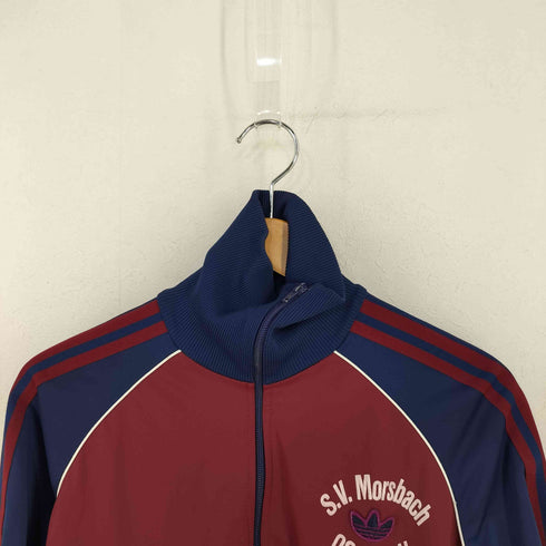 アディダス adidas 80s MADE IN HUNGARIA サッカーチーム フロッキープリント トラックジャケット OPTI レディース import:M