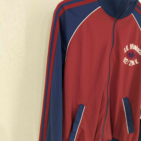 アディダス adidas 80s MADE IN HUNGARIA サッカーチーム フロッキープリント トラックジャケット OPTI レディース import:M