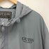 ゲス GUESS ナイロン ジップアップ フーデッド ジャケット メンズ import:L