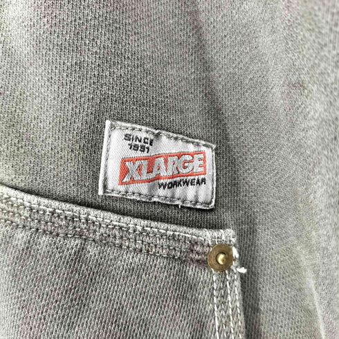エクストララージ XLARGE pigment dyed zip up hooded sweat メンズ import:XL
