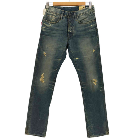 ジースターロー G-STAR RAW 3301 Slim Trash Destroy Rise Denim デストロイ ローライズデニム メンズ W30 L32
