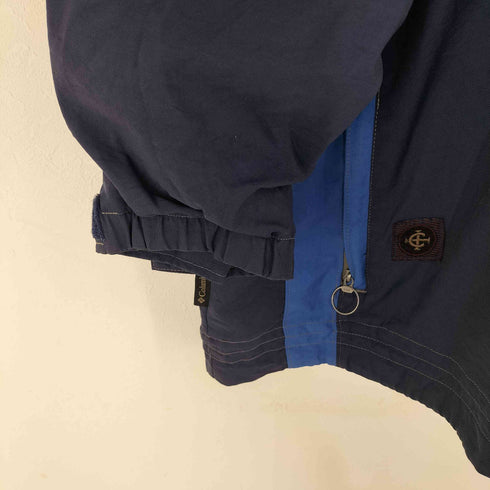 コロンビア Columbia MADE IN TAIWAN ハーフジップ ナイロンシェルジャケット CONVERT レディース import:L