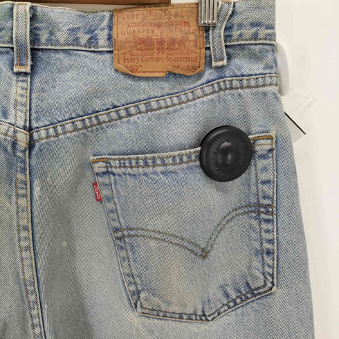 リーバイス Levis 99年製 コロンビア製 ボタン裏689刻印 ジップアップデニムパンツ550 メンズ W34