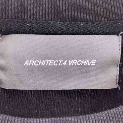 エーフォーエー Architect 4. Archive 花柄 刺繍 両面プリント スウェット メンズ FREE