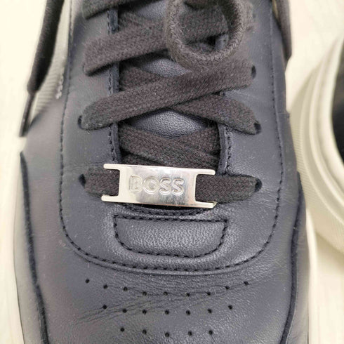 ボス BOSS PORSCHE DESIGN パンチング サイドパネル レザー スニーカー メンズ EUR:43