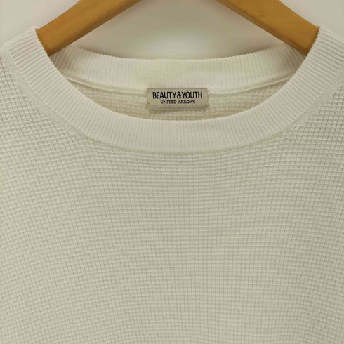 ビューティーアンドユースユナイテッドアローズ BEAUTY & YOUTH UNITED ARROWS ガスコットン スランティング クルーネック ニット メンズ JPN:M