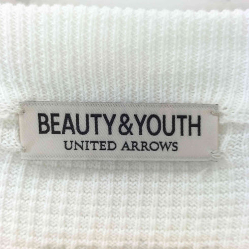 ビューティーアンドユースユナイテッドアローズ BEAUTY & YOUTH UNITED ARROWS ガスコットン スランティング クルーネック ニット メンズ JPN:M