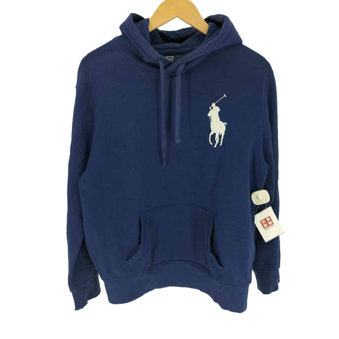 ポロバイラルフローレン Polo by RALPH LAUREN ビッグポニー刺繍 前V アーム ナンバリング 3 プルオーバーパーカー メンズ import:M