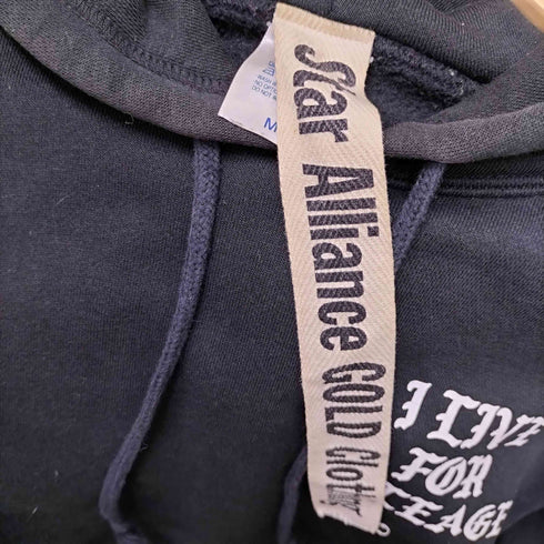 Star Alliance GOLD Clothing 両面 プリント プルオーバーパーカー メンズ JPN:M