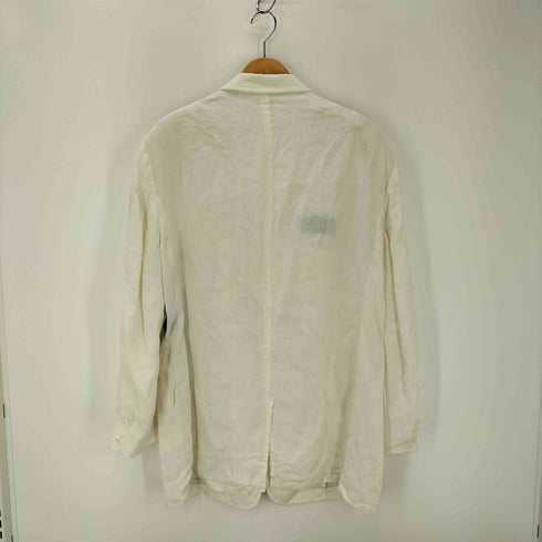 ポロバイラルフローレン Polo by RALPH LAUREN 80S-90s USA製 三角タグ 背抜き 3B リネンテーラードジャケット メンズ