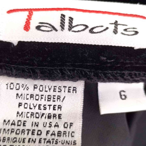 タルボット TALBOTS ベルベットスカート レディース 6