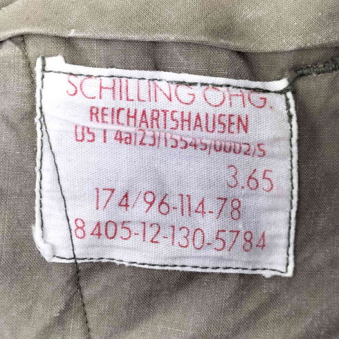 ジャーマンアーミー GERMAN ARMY 60s ドイツ軍 ウールカーゴパンツ メンズ