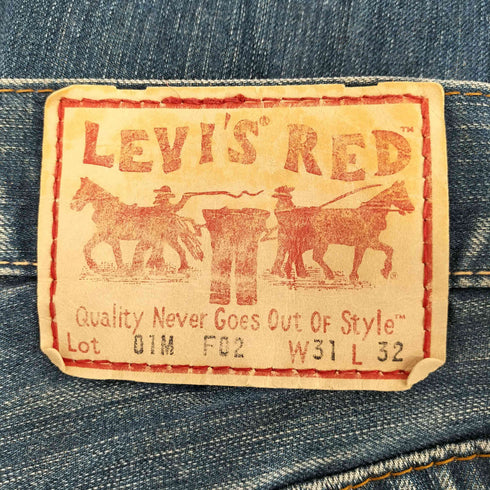 リーバイスレッド Levis RED 01M ローライズデニムパンツ メンズ W31 L32