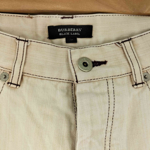 バーバリーブラックレーベル BURBERRY BLACK LABEL 5ポケット デニムパンツ メンズ 70