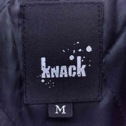 KNACK レザー袖ライン スタジャン ジャケット メンズ JPN:M