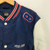 ザラ ZARA チームワッペン フェイクレザー 切り替え スタジャン ジャケット メンズ import:M