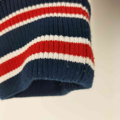 ザラ ZARA チームワッペン フェイクレザー 切り替え スタジャン ジャケット メンズ import:M