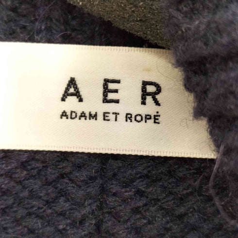 アダムエロペ Adam et Rope タートルバックスリットニットワンピース レディース FREE
