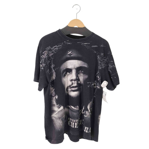 THE ROXX 90s 両面プリント 総柄S/S TEE 偉人 革命家 シングルステッチ メンズ