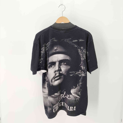 THE ROXX 90s 両面プリント 総柄S/S TEE 偉人 革命家 シングルステッチ メンズ