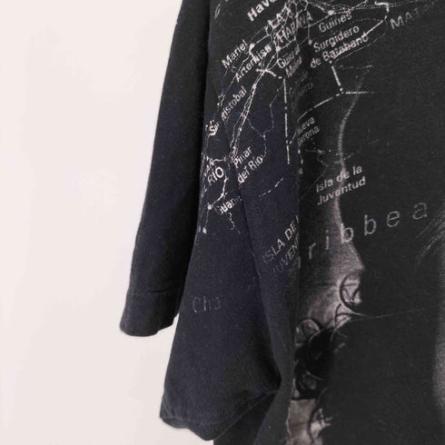 THE ROXX 90s 両面プリント 総柄S/S TEE 偉人 革命家 シングルステッチ メンズ