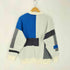 BARON Patchwork color scheme broken heart crew neck knit メンズ