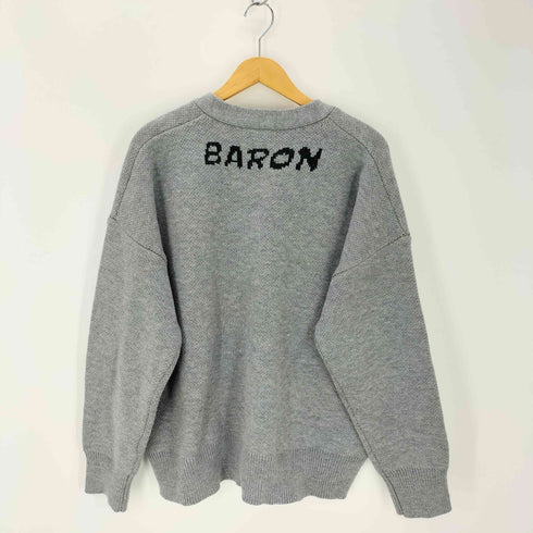 BARON 総柄カーディガン メンズ