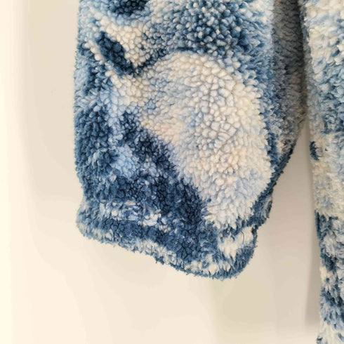 ALL AMERICAN COMFORT 雪山デザインフリースリバーシブルパーカー メンズ JPN:M