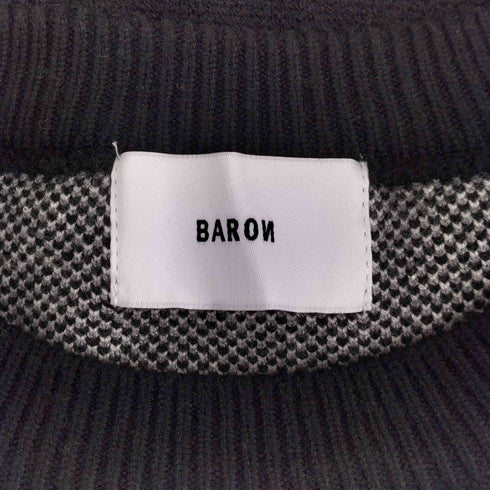 BARON 総柄ニット メンズ