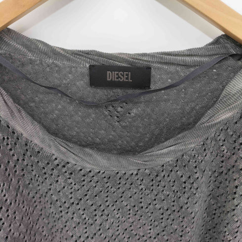 ディーゼル DIESEL ヴィンテージ加工透かし編みニット レディース