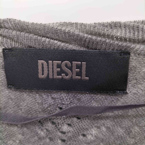 ディーゼル DIESEL ヴィンテージ加工透かし編みニット レディース