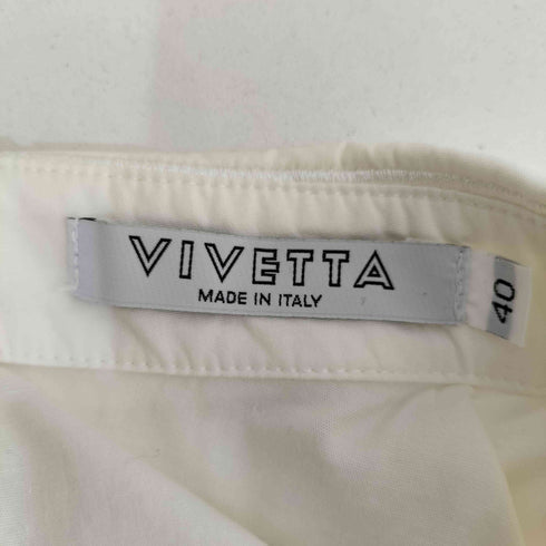 VIVETTA ネイル刺繍 ハンド襟 ブラウス レディース 40