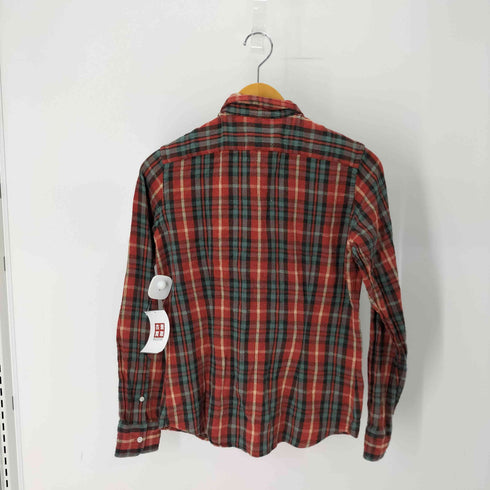ラルフローレン RALPH LAUREN 00S フリル チェック L/S シャツ レディース 13