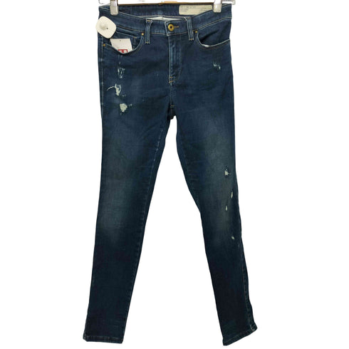 ディーゼル DIESEL ダメージ加工 スキニーデニムパンツ レディース 26