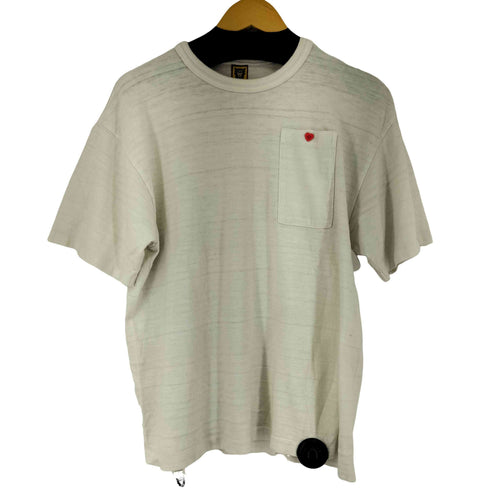 ヒューマンメイド HUMAN MADE ハートボタン ポケットTシャツ メンズ JPN:XL