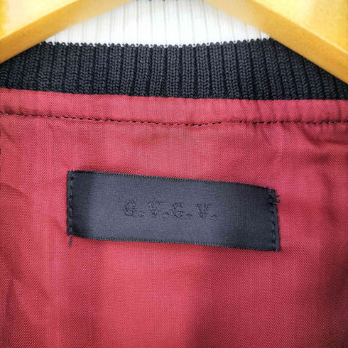ジーブイジーブイ GVGV SATIN VARSITY JACKET サテンヴァーシティジャケット レディース JPN:36