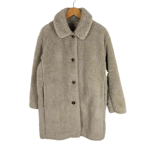 ユニクロ UNIQLO 防ふう アウターフリースステンカラーコート レディース L