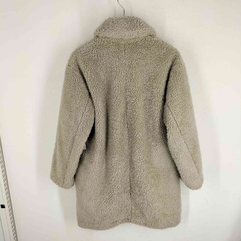 ユニクロ UNIQLO 防ふう アウターフリースステンカラーコート レディース L