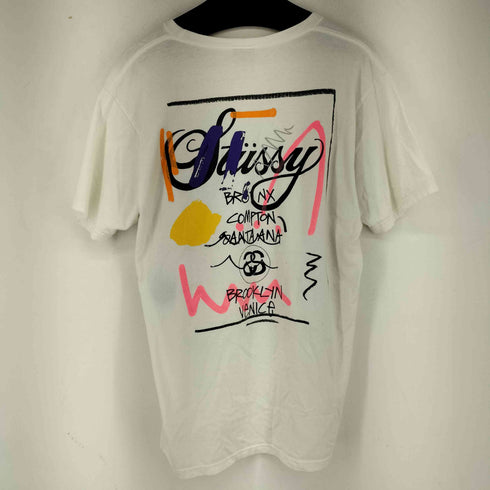 ステューシー Stussy ワールドツアーペイントTシャツ メンズ JPN:L