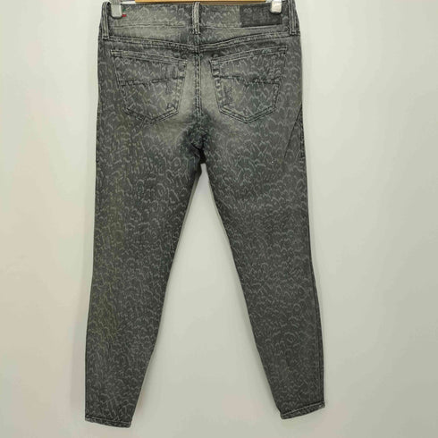 ディーゼル DIESEL 裾ジップ 総柄デニムパンツ レディース 27